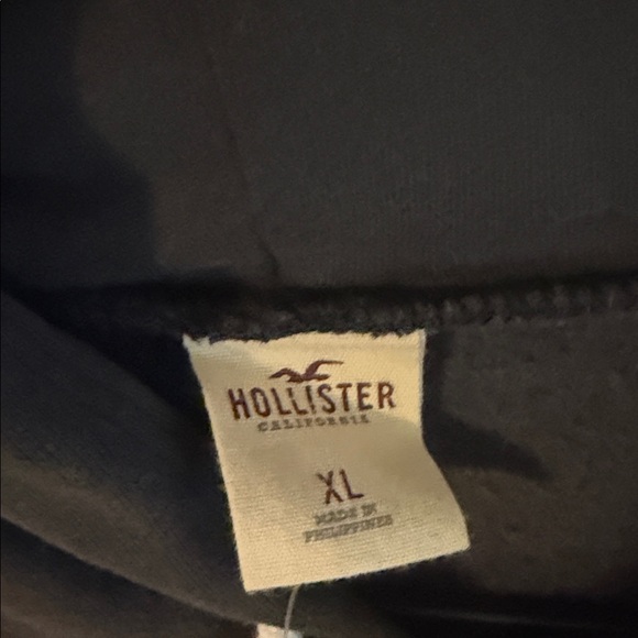 NWT Hollister Men's Dark Gray Hoodie Size XL - Picture 3 of 5
